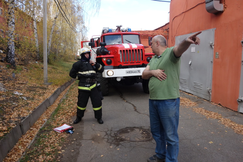 Тренировка по эвакуации прошло на сарапульском электрогенераторном заводе в Удмуртии